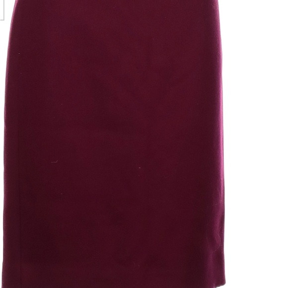 COPY - Jcrew wool skirt red burgundy Full length size 14 - Picture 3 of 3
